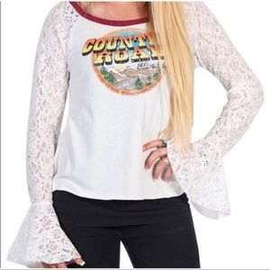 White Crow Country Road Graphic Long Sleeve